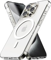 Étui Magsafe iPhone 15 Pro Transparent - Étui Magsafe magnétique - iPhone 15 Pro Transparent - Étui Magsafe iPhone 15 Pro - Transparent