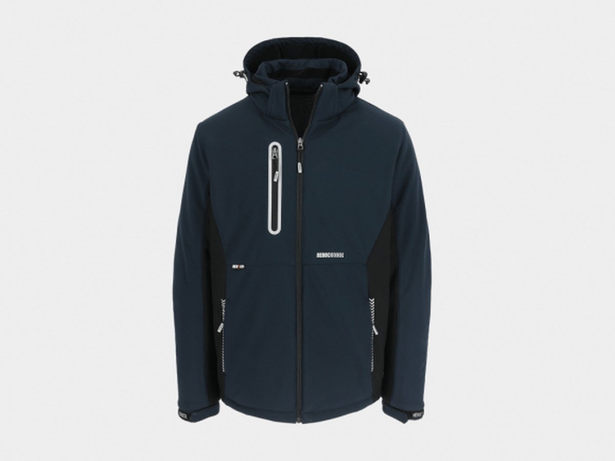 Herock Taris Softshell Jas Navy/Zwart M
