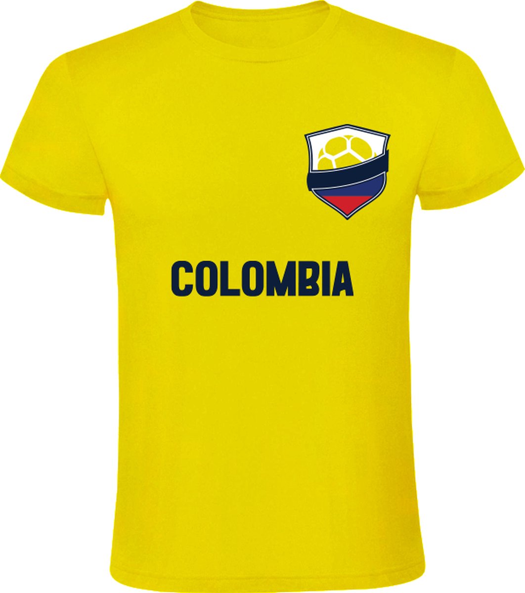 Colombia WK 2026 Geel T-shirt - Supporter Voetbal Shirt - Unisex