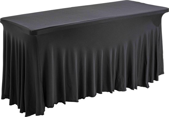 QSCTYG Tafelrok tafelrok polyester rechthoekige tafelkleed conferentieruimte tentoonstelling tafelkleed tafelkleed voor bruiloft feest hotel decor 66 (kleur: geel, maat: 120 cm x 40 cm x 75 cm h
