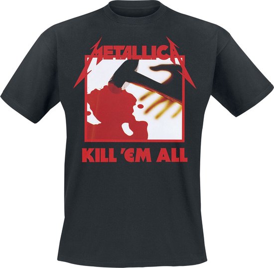 Metallica Tshirt Homme -L- Kill 'Em All Tracks Zwart