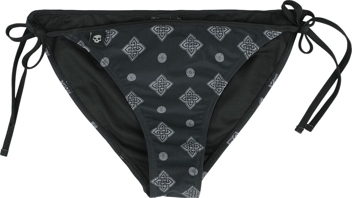 Black Premium by EMP Zwart bikinitopje met Keltische motieven - Dames - M