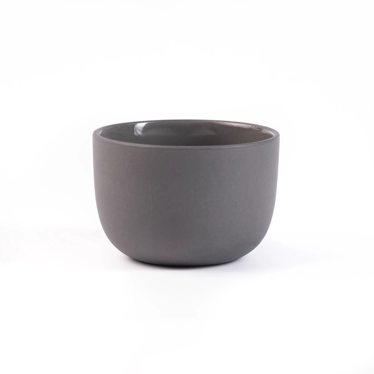 Cappuccino Kop - 180ml - Grijs – Handgemaakt – Porselein – Koffiekopjes – Espressomachine - Barista Essentials