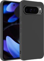 Coque Compatible avec Google Pixel 9 Pro Coque Siliconen Case Cover - Coque Compatible avec Google Pixel 9 Pro Case Cover Case - Zwart