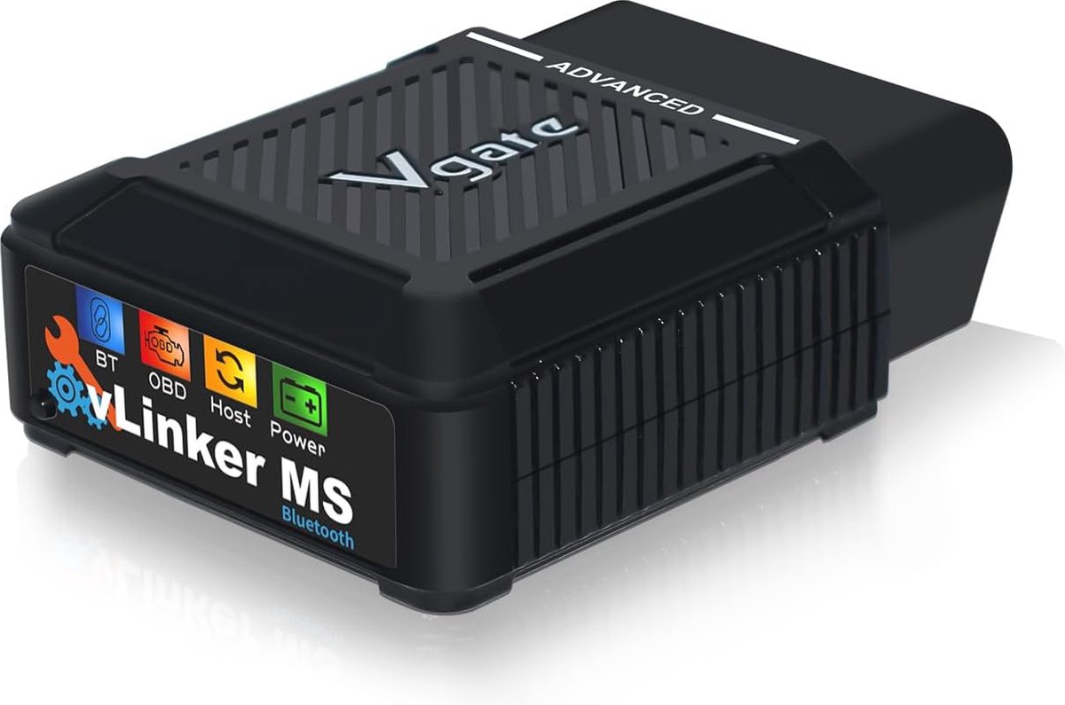 Bluetooth OBD2 Diagnostisch Hulpmiddel voor iOS, Android en Windows - Foutcode Lezer en Auto-adapter