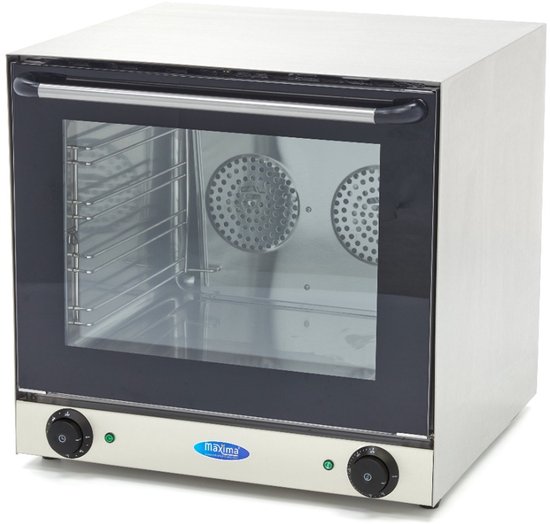 Foto: Maxima heteluchtoven 4 bakplaten ingebouwde timer tot 300 c