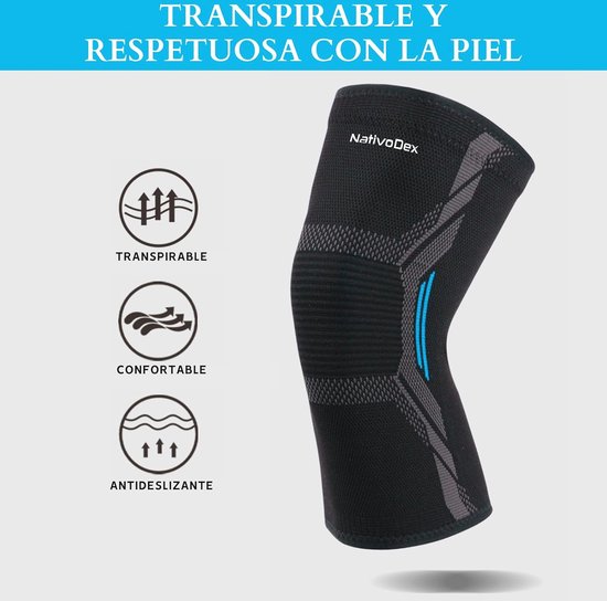 PICSIL Pair of Neoprene Cross Training Sports Knee Pads, 5/7mm Meniscus Ligament Protection, Breathable and Non-Slip for Running, Training, Basketball, Unisex (5mm Grey, S