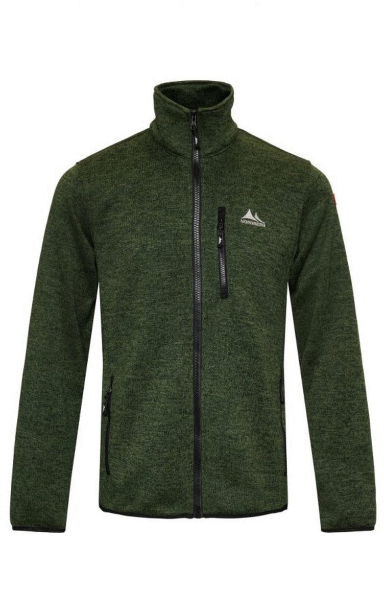 Nordberg Frank Fleece Vest Heren melange 3XL Groen