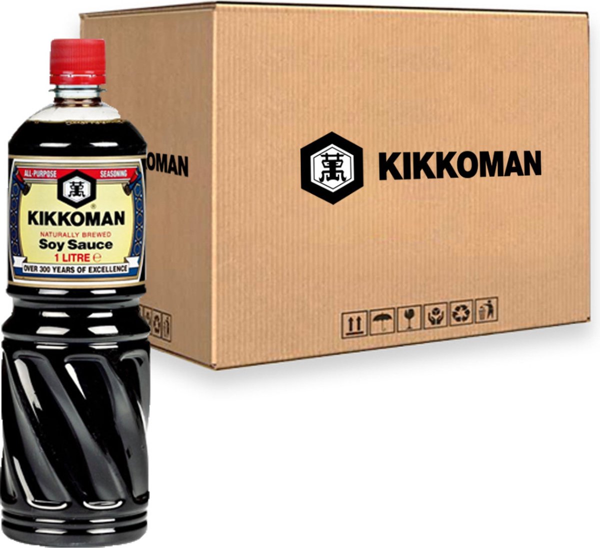 Kikkoman - Sojasaus - 6x 1 ltr