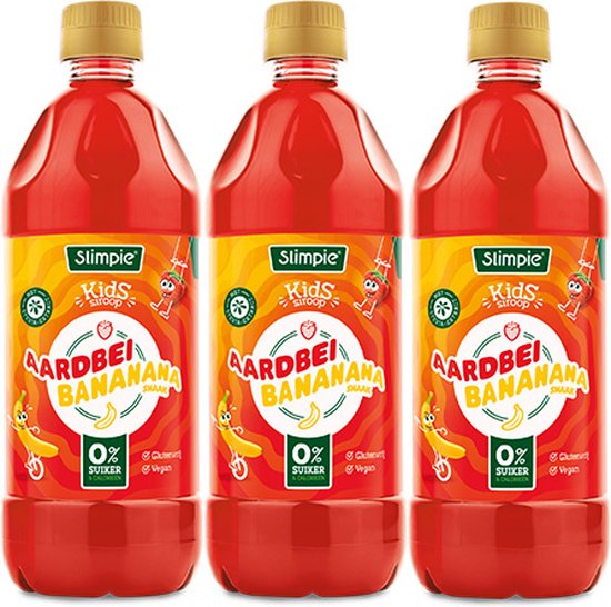 Slimpie Tutti Frutti Kids Siroop 3x 580ml bol