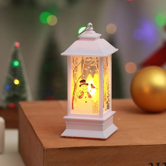 Jojoy - Lanterne de Noël avec Siècle des Lumières - Lanterne d'intérieur - Décoration de Noël - Décorations de Noël - Éclairage de Noël - GLOWMAS