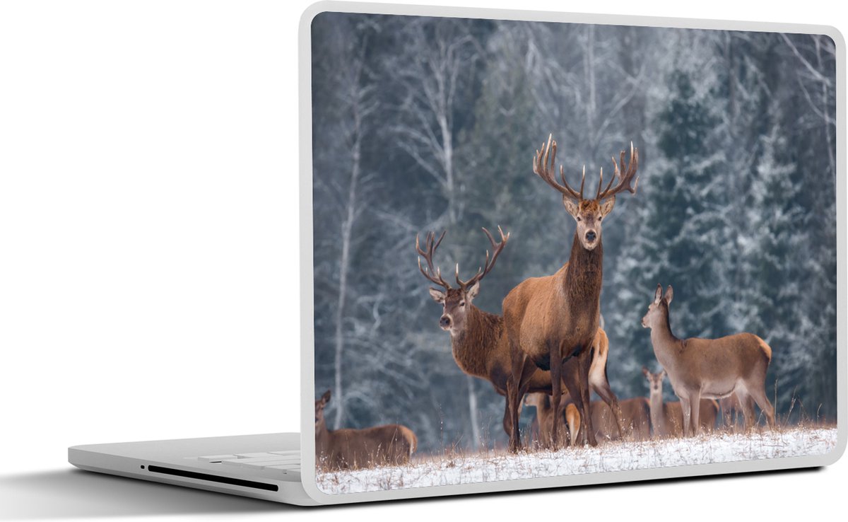 Laptop sticker - 11.6 inch - Hert - Dieren - Natuur - 30x21cm - Laptopstickers - Laptop skin - Cover
