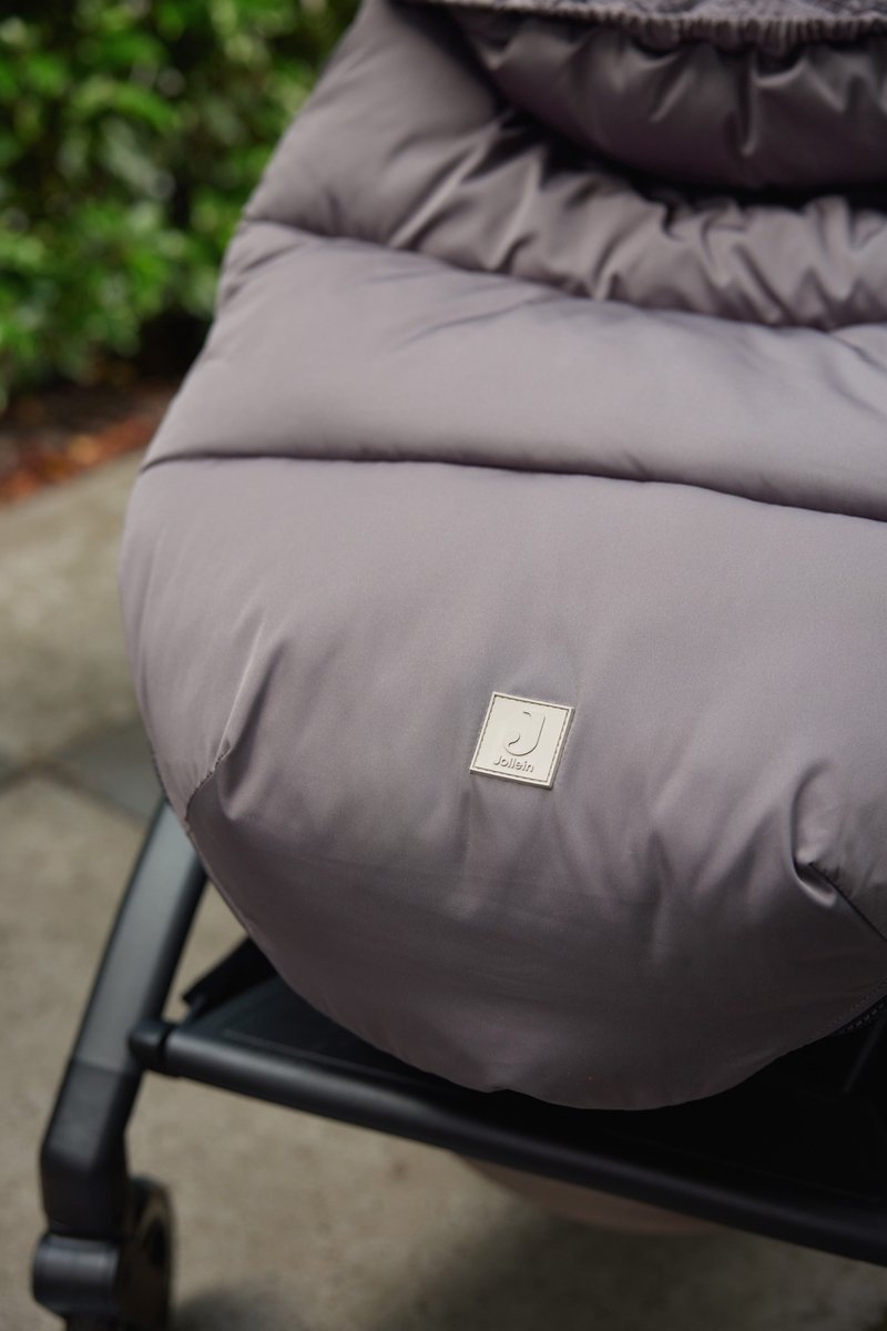 Jollein Voetenzak Buggy & Kinderwagen - Puffed Grey - Waterafstotend – foto 4