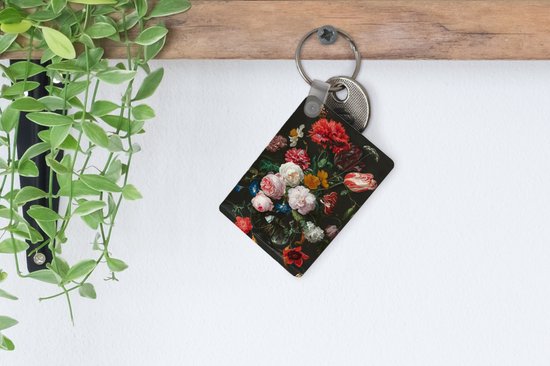 Porte-clés - Nature morte aux fleurs dans un vase en verre - Peinture de Jan Davidsz. de Heem - Concours - Plastique