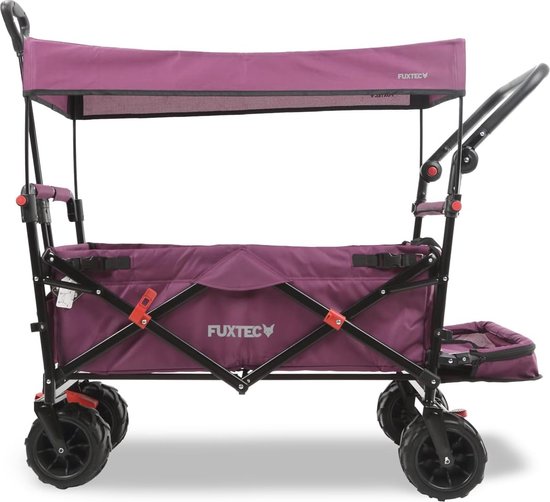 Opvouwbare Strandkar met Brede Wielen en UV-Bescherming voor Outdoor en Strand van Merkloos — afbeelding 3