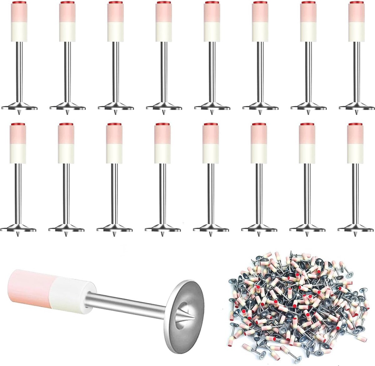 400 Stuks Mini Nagels voor Nagelpistool - Stalen Nagels voor Diverse Installaties en Reparaties