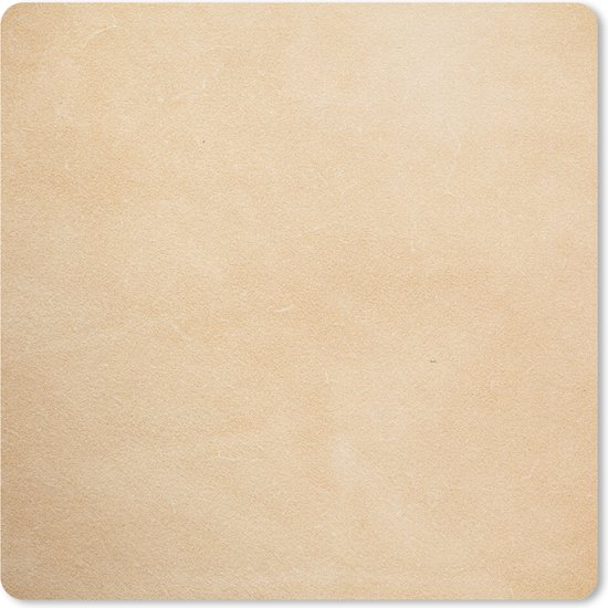 Beige muismat met afgeronde hoeken.