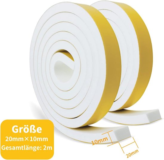 Rubberstrip NBR zelfklevend 40x4mm (L=10m