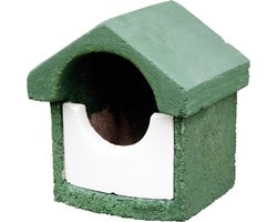 Vogelbescherming  Nestkast Hout - Groen - 17x20x15cm