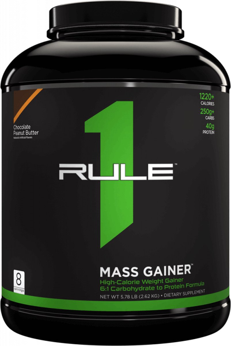 Goedkoopste R1 Mass Gainer (5,7lbs) Chocolate Peanut Butter