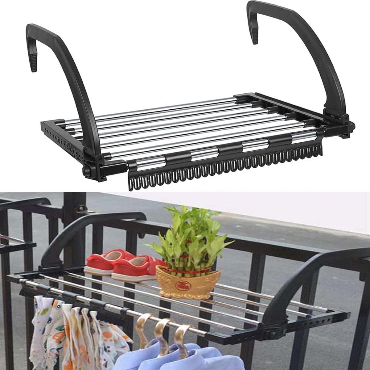 Goedkoopste Opvouwbaar Droogschoenenrek voor Binnen en Buiten - Perfect voor Balkon en Badkamer