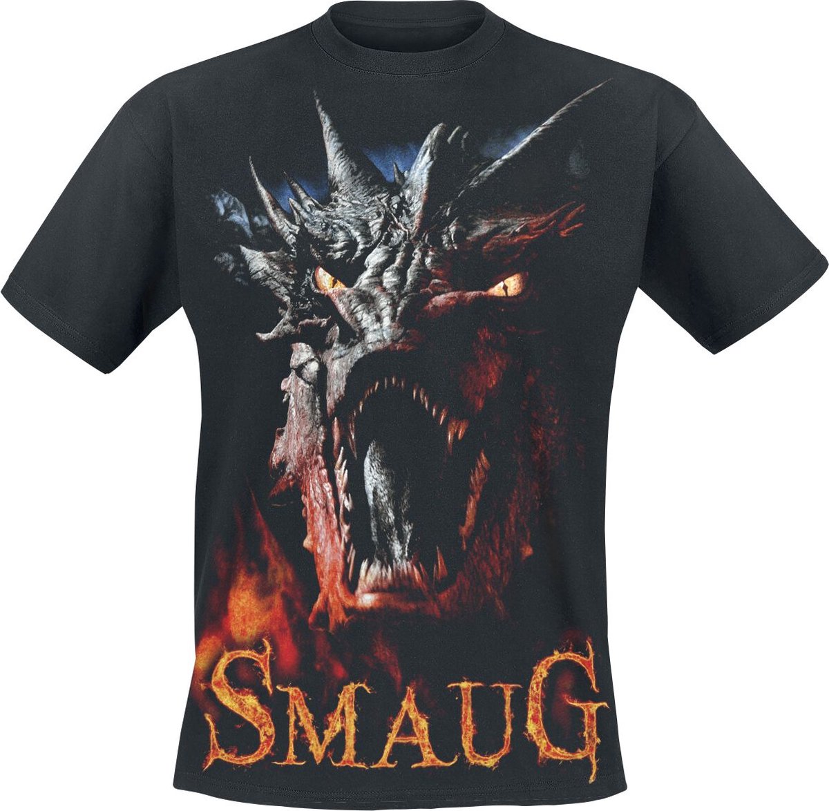 The Hobbit Smaug Heren T-shirt - zwart - M