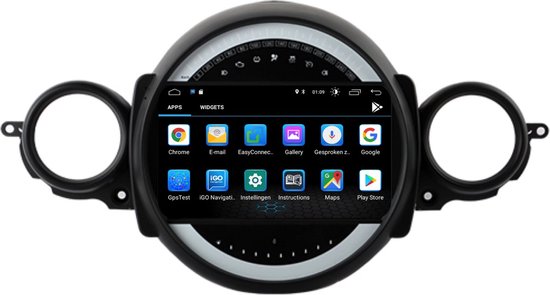 2024 Android 13.0 Radio Display voor Mini Cooper R56 (2006-2015) - Met ...