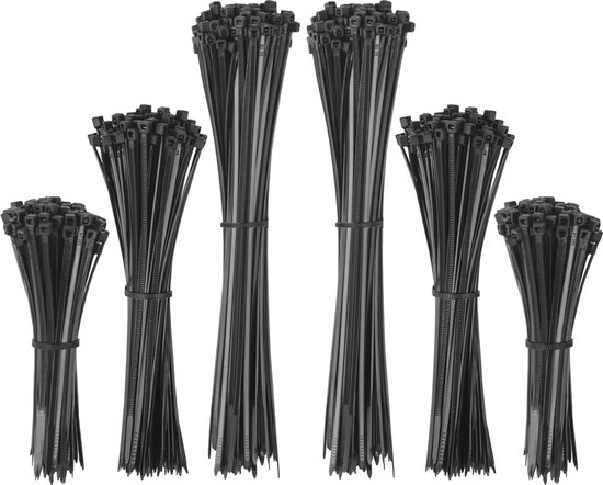 XMHF Kabelbinder, Nylon, 16,5 Cm, Schwarz – 20 Stück, Zugfestigkeit 150N, Für Innen & Außen