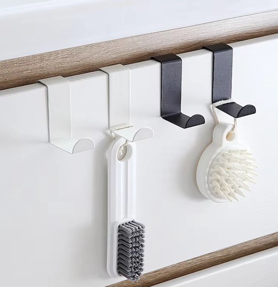 EPIN 3D | Ensemble de 2 supports de cuisine | Porte-serviettes | ACIER INOXYDABLE | Crochet de porte