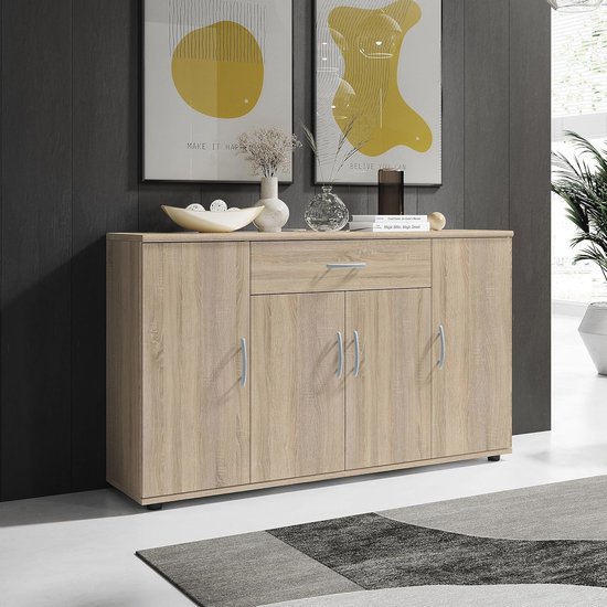 Landelijk dressoir van eikenhout - Stijlvolle rustieke look - D012