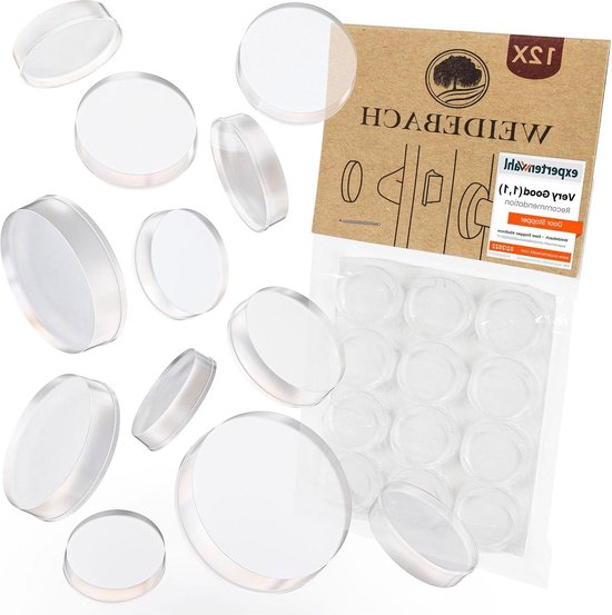 Zelfklevende Stootdopjes 50 Stuks Deurstoppers Deurbuffers 7mm dia Zwart