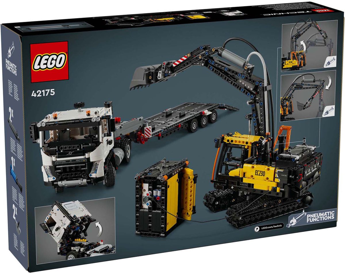 LEGO Technic Volvo FMX truck & EC230 elektrische graafmachine 42175 — afbeelding 10