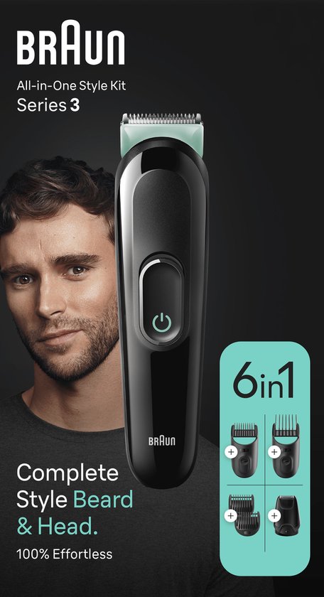 Baard en haar trimmer Braun Series 3 MGK3411