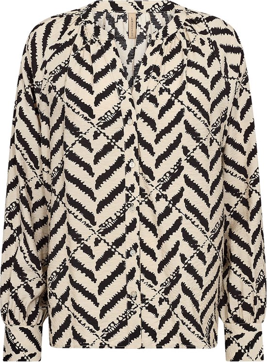 Chemisier Femme Soyaconcept - Taille L - En Viscose Imprimé Multicolore - Occasion Très Bon état