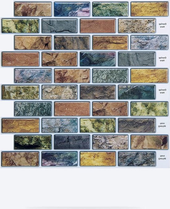 3D Mozaïek DIY Zelfklevende Tegel Backsplash Muur ... – Vicedeal