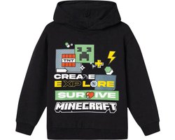 foto van MINECRAFT hoodie en joggingbroek maat 140 of 146
