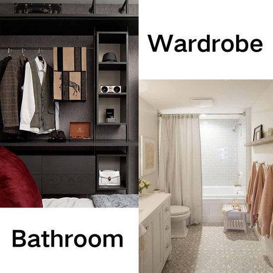 Douchegordijnstang uitschuifbaar roestvrijstaal Zwart 70120 cm