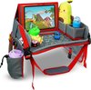 Kinderautostoel tafelblad voor peuters - reistafel voor kinderen - schootdienblad voor vliegtuig - kinderreisbureau - autostoel accessoires - road trip activiteiten reistafel voor kinderen