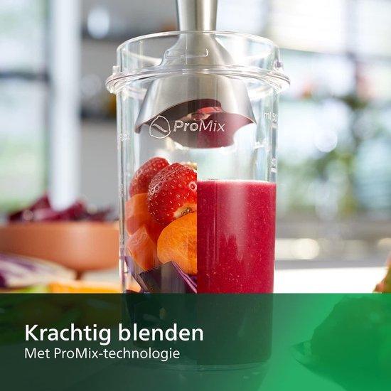Staafmixer 800W Whisk Spiraalsnijder & Hakker ProMix & SpeedTouch (HR2657/90) — afbeelding 5