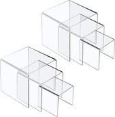 Présentoir Acrylique à 3 Niveaux 4mm épaisseur - Présentoir Transparent