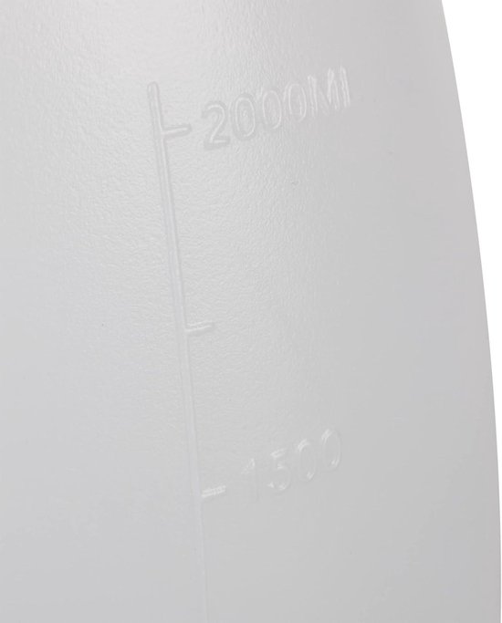 Pulvérisateur pour plantes haute pression à buse orientable avec manomètre 2 litres - blanc vert