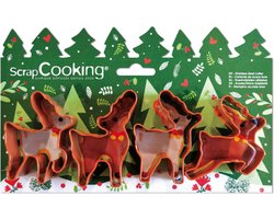 Scrapcooking Cookie Cutter Deers Set/4