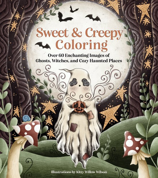 Sweet & Creepy Coloring - cover