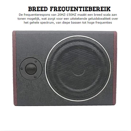 Subwoofer Auto - Subwoofer Auto Met Versterker Hoog Vermogen - Subwoofer Auto Actieve Instelbare Bass Boost — afbeelding 3
