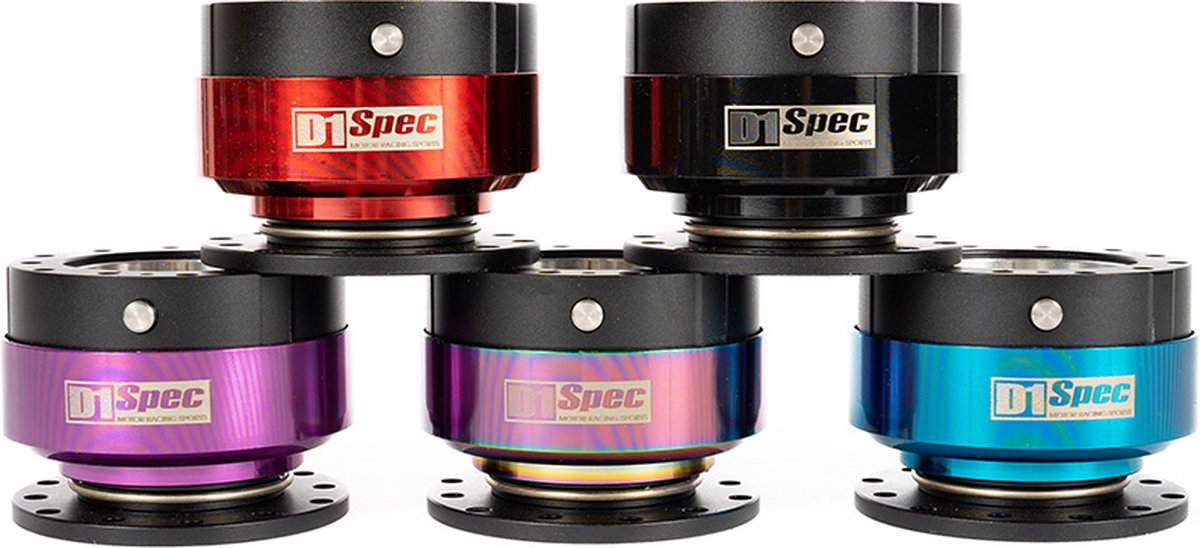 D1 Spec Snap-Off V2 Ding Ding Met Bel Aluminium Rood
