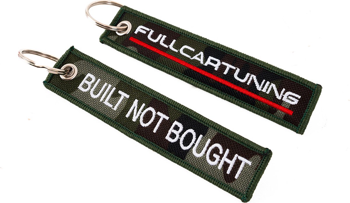 Fullcartuning Sleutelhanger Built Not Bought Groen