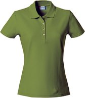 Clique Basic Polo Femme vert armée xxl