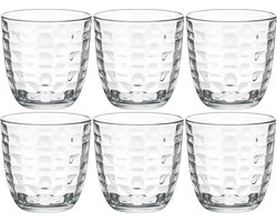 Bormioli Rocco Drinkglazen/Waterglazen Tumblers - 18x stuks - transparant - 300 ml