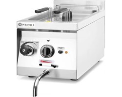 HENDI Pastakoker – 10L – Roestvrij staal – Temperatuurregeling – Inclusief manden – 230V/3500W