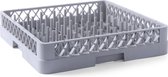 HENDI Vaatwaskorf voor borden – 500x500 mm – Optimale waterdoorstroming – Polypropyleen – 100 mm hoog
